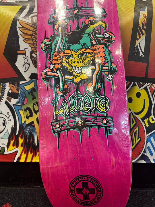 BLACK LABEL JOHN LUCERO "X2" 9.5" TUGBOAT SKATEBOARD DECK