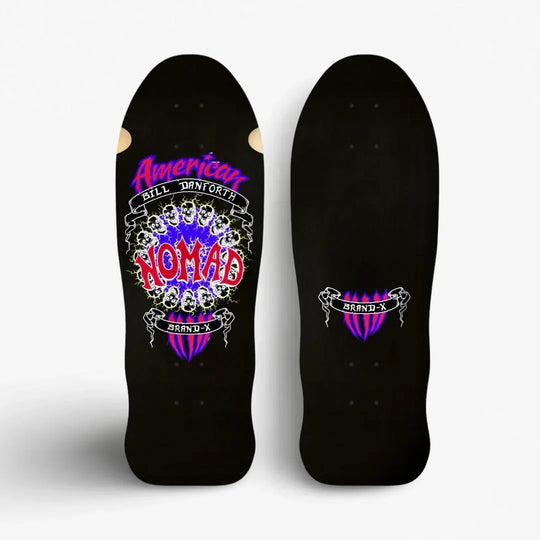 Bill Danforth Circle of Skulls 10”x30” Limited Edition, HAND-PAINTED Deck (1 of 10) - One Revolver Surfboards