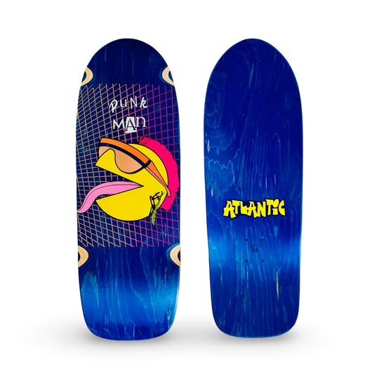 80s Punk Man 10”x30” Limited Edition, HAND-PAINTED Deck (1 of 10) - One Revolver Surfboards