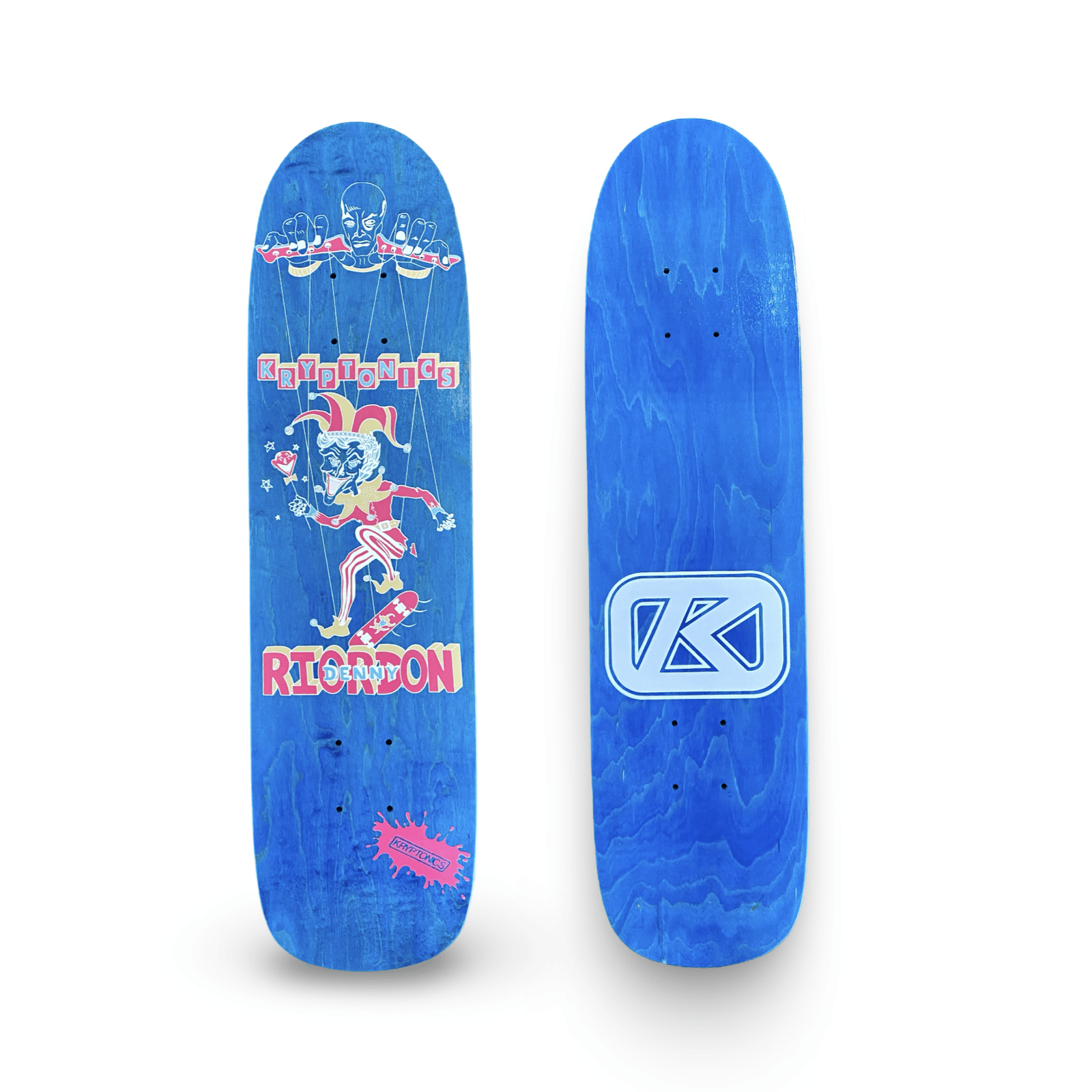 Denny Riordon Jester FREESTYLE Limited Edition Deck 7.3”x28” HAND PAINTED (1 of 15) - One Revolver Surfboards