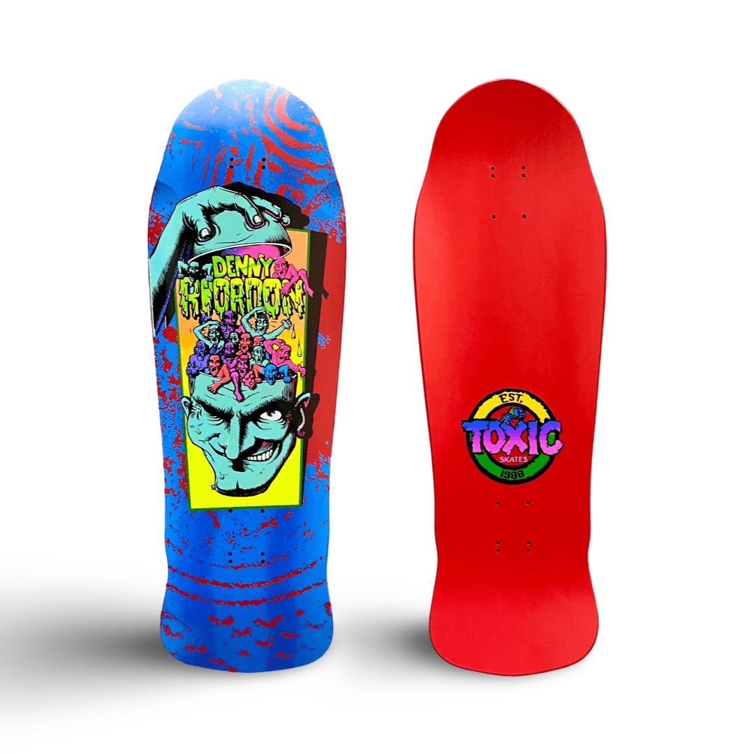 Denny Riordon Men-in-the-Head LIMITED EDITION Deck 10.25”x31” HAND PAINTED (1 of 10) - One Revolver Surfboards