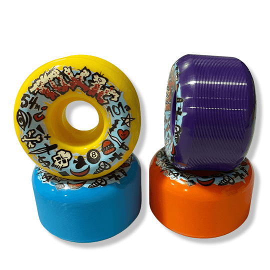 Toxic Team HARD Wheels 54mm/101a - Skateboard Wheels - One Revolver Surfboards