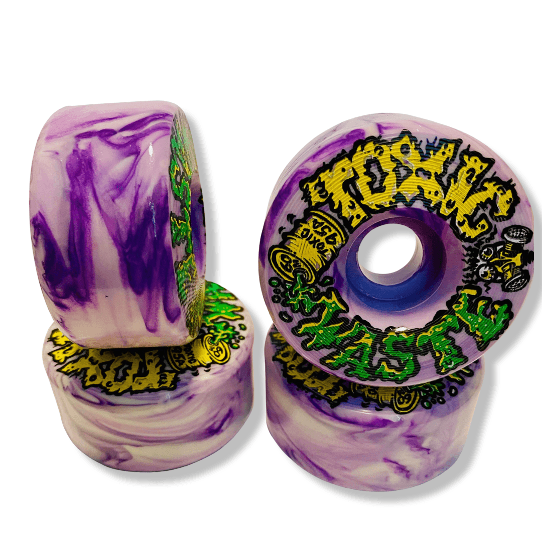 Toxic Waste MED-HARD SUPERTHANE Wheels 60mm/95A - Skateboard Wheels - One Revolver Surfboards