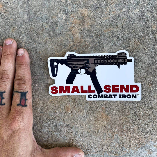 SMALL SEND RIFLE ALL WEATHER DECAL - One Revolver Surfboards