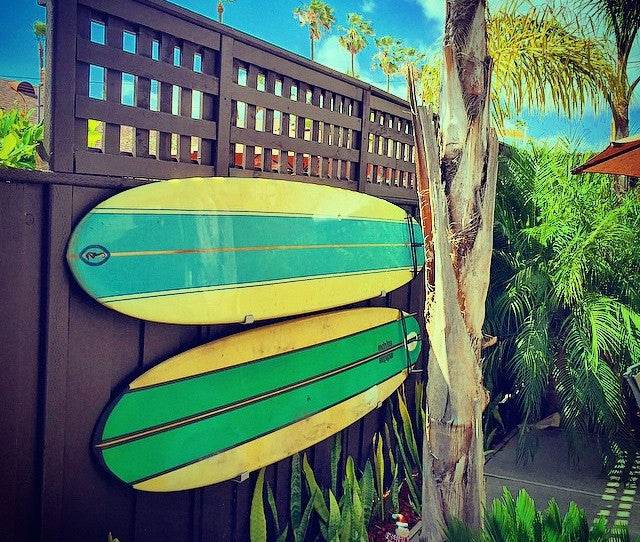 Kirra Minimalist Surfboard Display Rack | Holds 30 lbs - One Revolver Surfboards