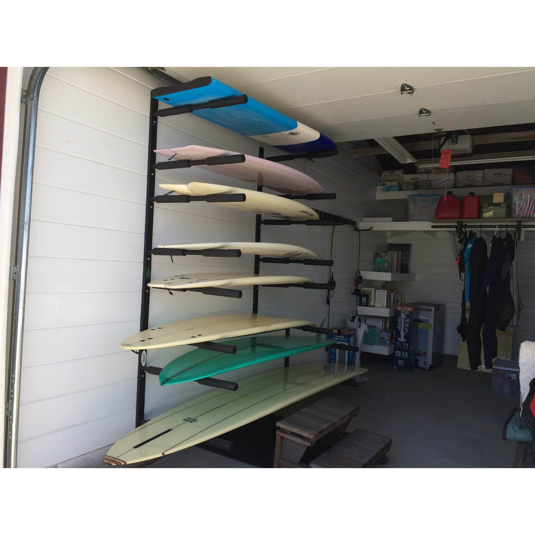 Double SUP & Longboard Paddleboard Wall Storage Rack - One Revolver Surfboards
