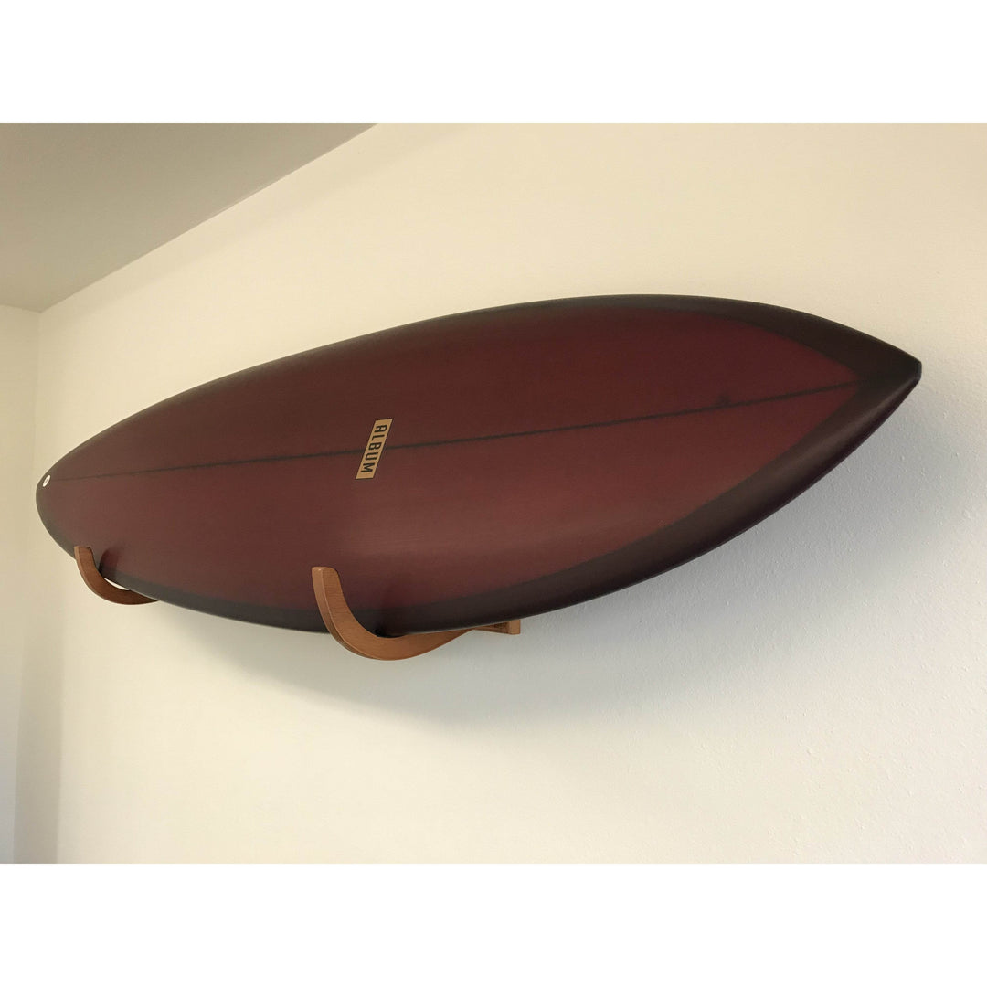 Surfboard Wood Display Wall Storage Rack - One Revolver Surfboards