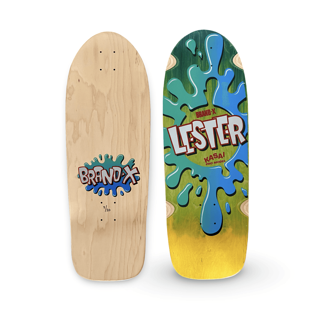 Lester Kasai 10”x30” Limited Edition, HAND PAINTED Deck (1 of 20) - One Revolver Surfboards