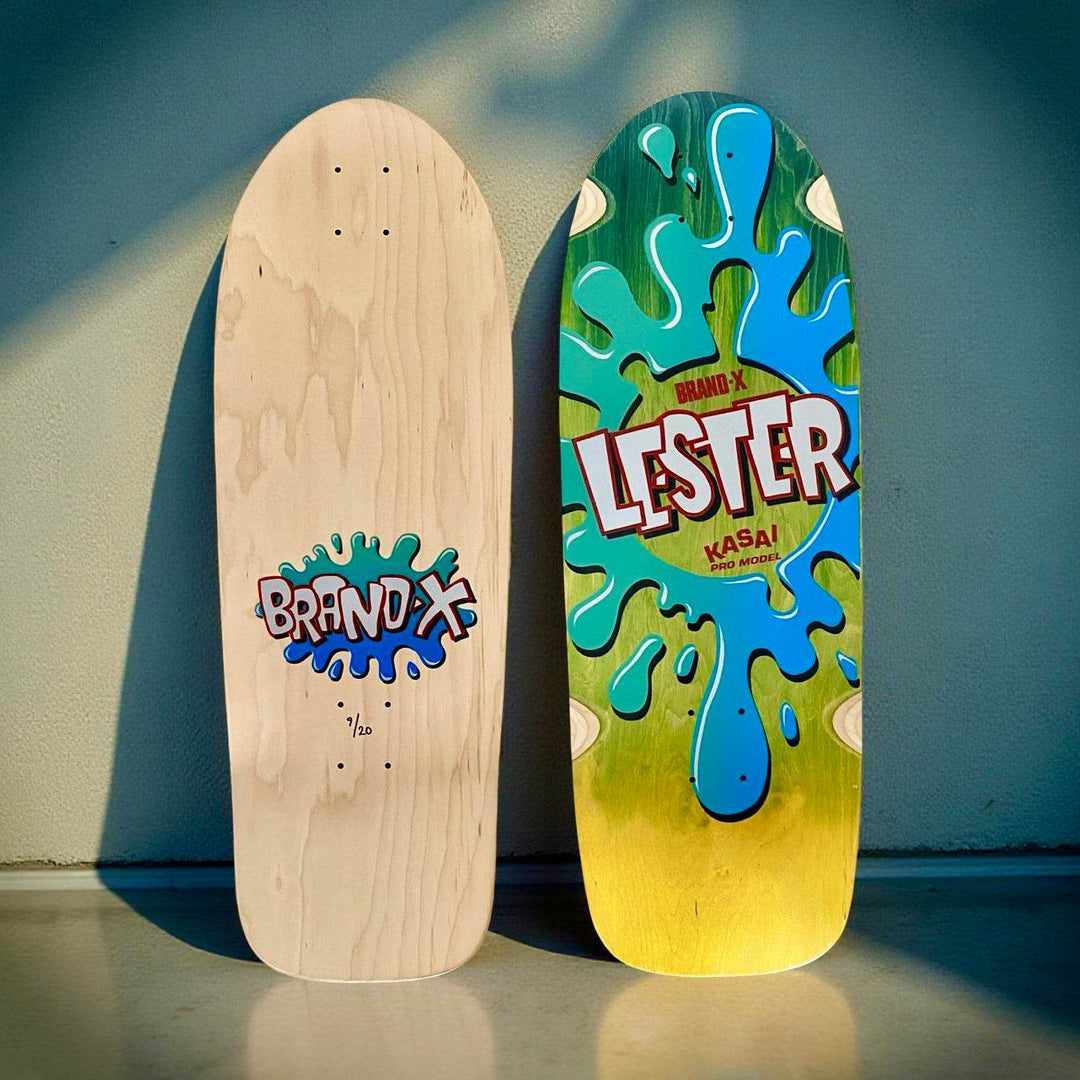 Lester Kasai 10”x30” Limited Edition, HAND PAINTED Deck (1 of 20) - One Revolver Surfboards