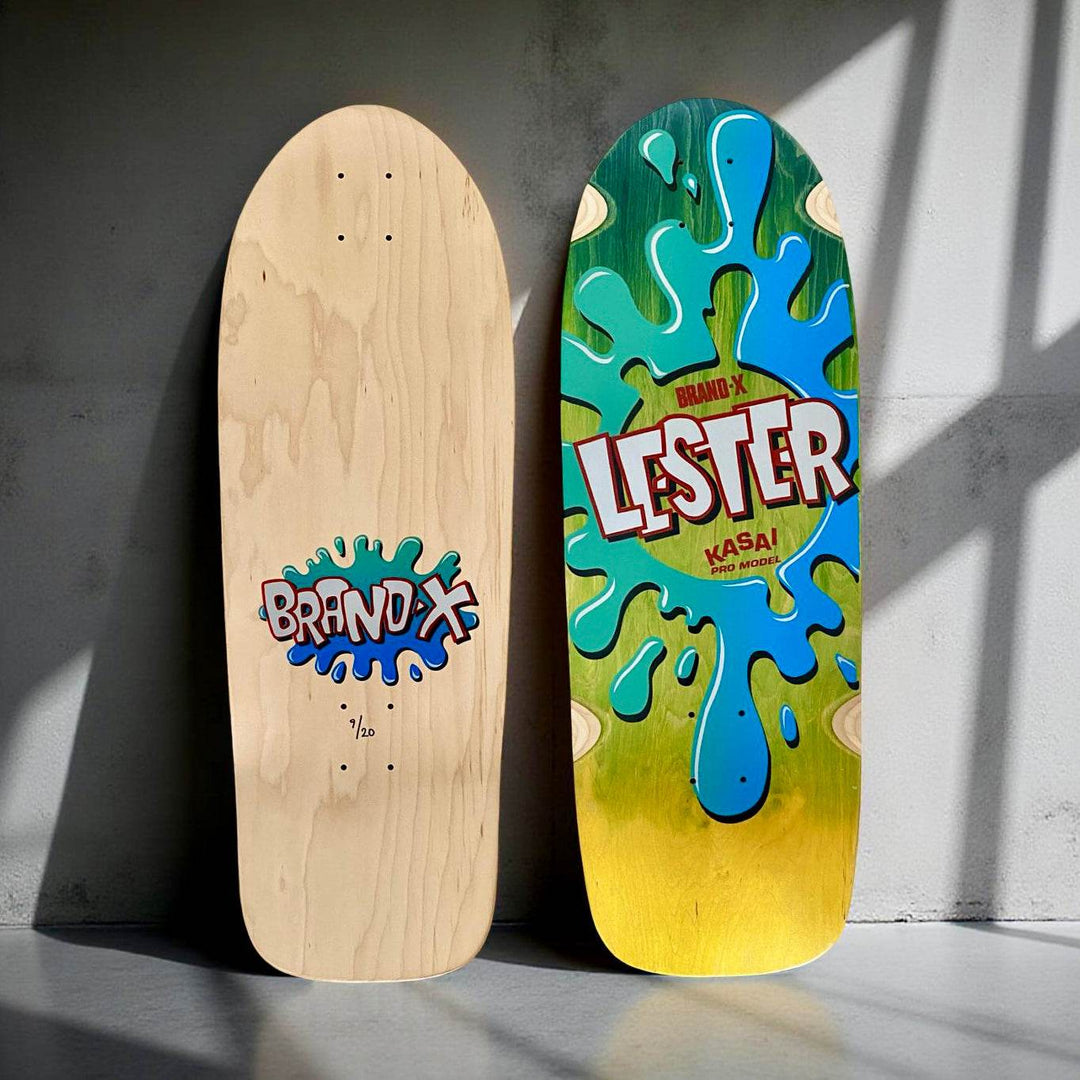 Lester Kasai 10”x30” Limited Edition, HAND PAINTED Deck (1 of 20) - One Revolver Surfboards