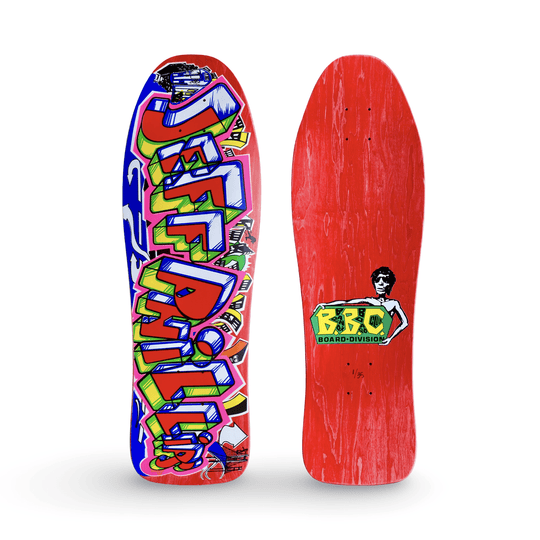 Jeff Phillips GRAFFITI Limited Edition, HAND PAINTED BBC Deck (1 of 35) - One Revolver Surfboards