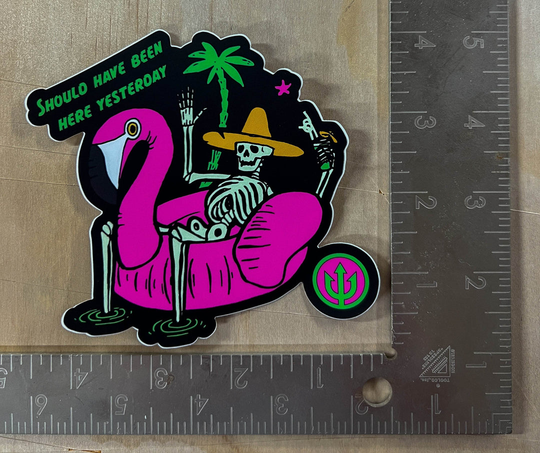 Should have been here yesterday! Sticker - One Revolver Surfboards