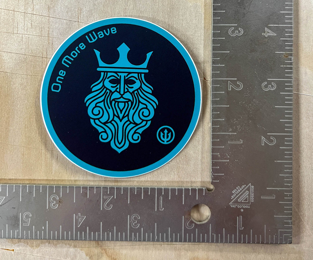 Poseidon Sticker - One Revolver Surfboards