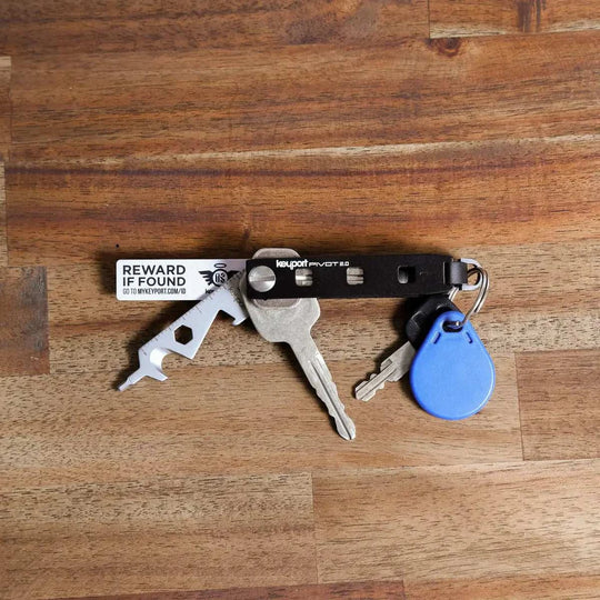 FCS X Keyport Surf Multi ToolThe Aluminum FCS x Keyport Surf Multi Tool is a modular multi-tool + key organizer that holds up to eight keys and/or tool inserts. You can also attach optional toolOne Revolver SurfboardsOne Revolver SurfboardsKeyport Surf Multi Tool