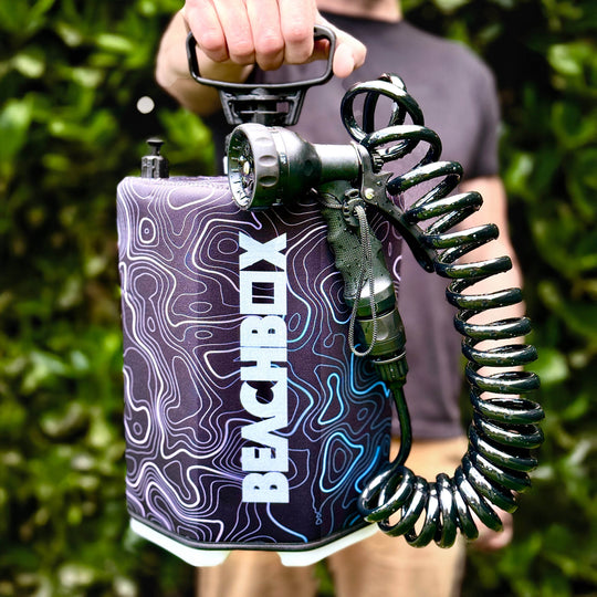 BeachBox Portable Shower Tank - 'Elevation' - One Revolver Surfboards