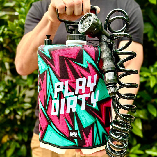 BeachBox Portable Shower Tank - 'Play Dirty' - One Revolver Surfboards