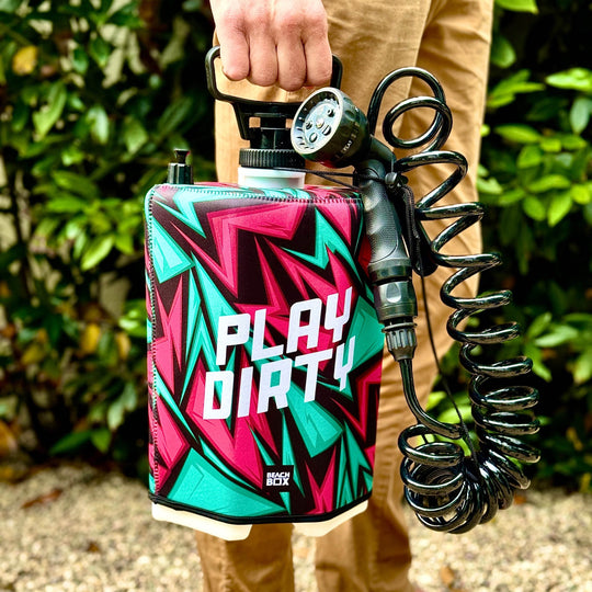 BeachBox Portable Shower Tank - 'Play Dirty' - One Revolver Surfboards