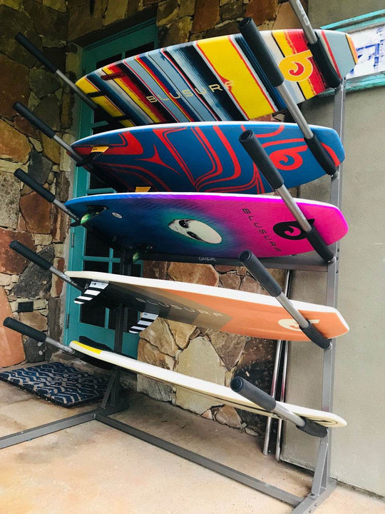 Indoor-Outdoor Freestanding Surf Rack | Holds 5 Surfboards - One Revolver Surfboards
