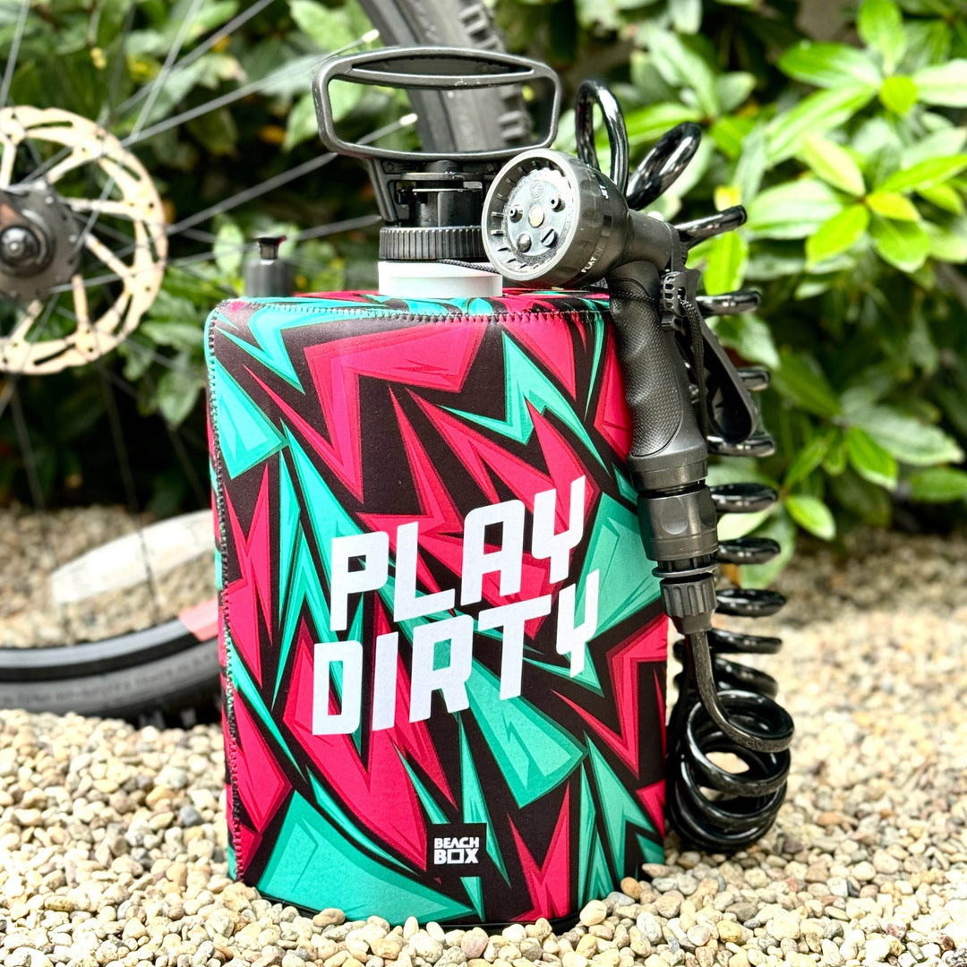 BeachBox Portable Shower Tank - 'Play Dirty' - One Revolver Surfboards