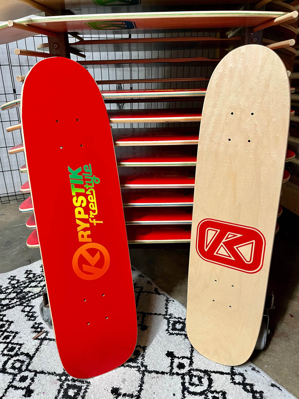Krypstik FREESTYLE Limited Edition Deck 7.3” x 27.75” (1 of 10) HAND PAINTED - Skateboard Decks - One Revolver Surfboards