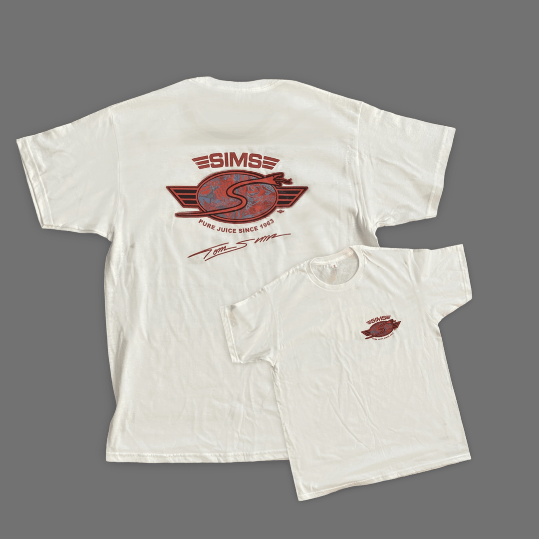 Tom Sims Tribute Shirt or Hoodie - One Revolver Surfboards