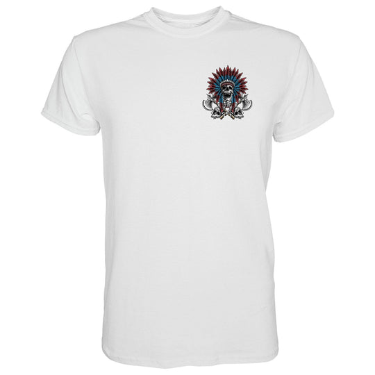 Warrior Spirit Indian Head Men's T-Shirt - One Revolver Surfboards