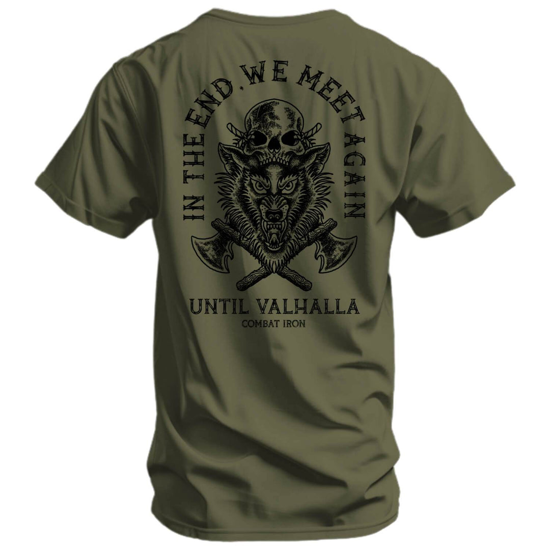 In the End, we meet Again | Unit Valhalla Men's T-Shirt - One Revolver Surfboards