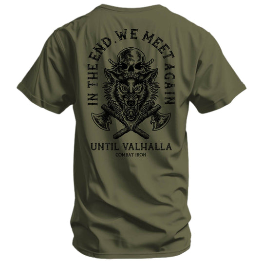 In the End, we meet Again | Unit Valhalla Men's T-Shirt - One Revolver Surfboards