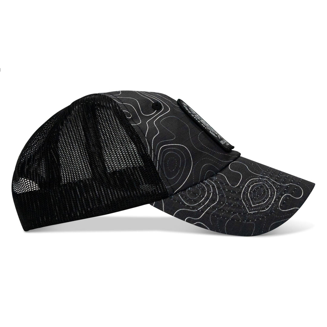 One Revolver Surfboards - In The End, We Meet Again - Until Valhalla Patch Tactical Ripstop Mesh Snapback Hat HEADWEAR