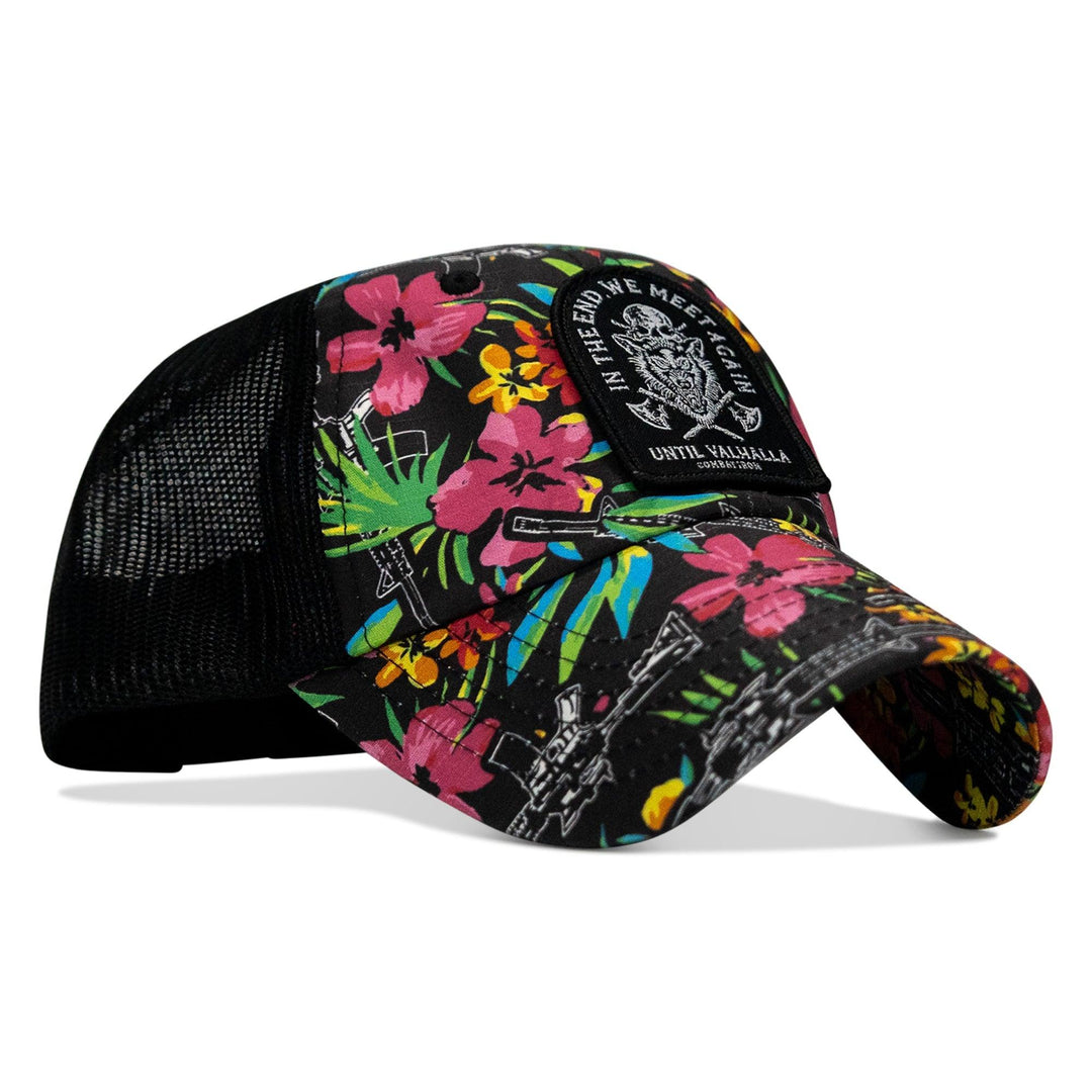 One Revolver Surfboards - In The End, We Meet Again - Until Valhalla Patch Tactical Ripstop Mesh Snapback Hat HEADWEAR