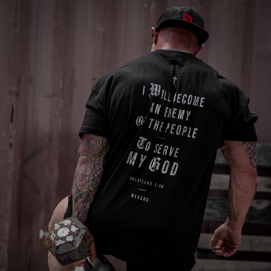 I Will Become An Enemy To The People Heavyweight Men&