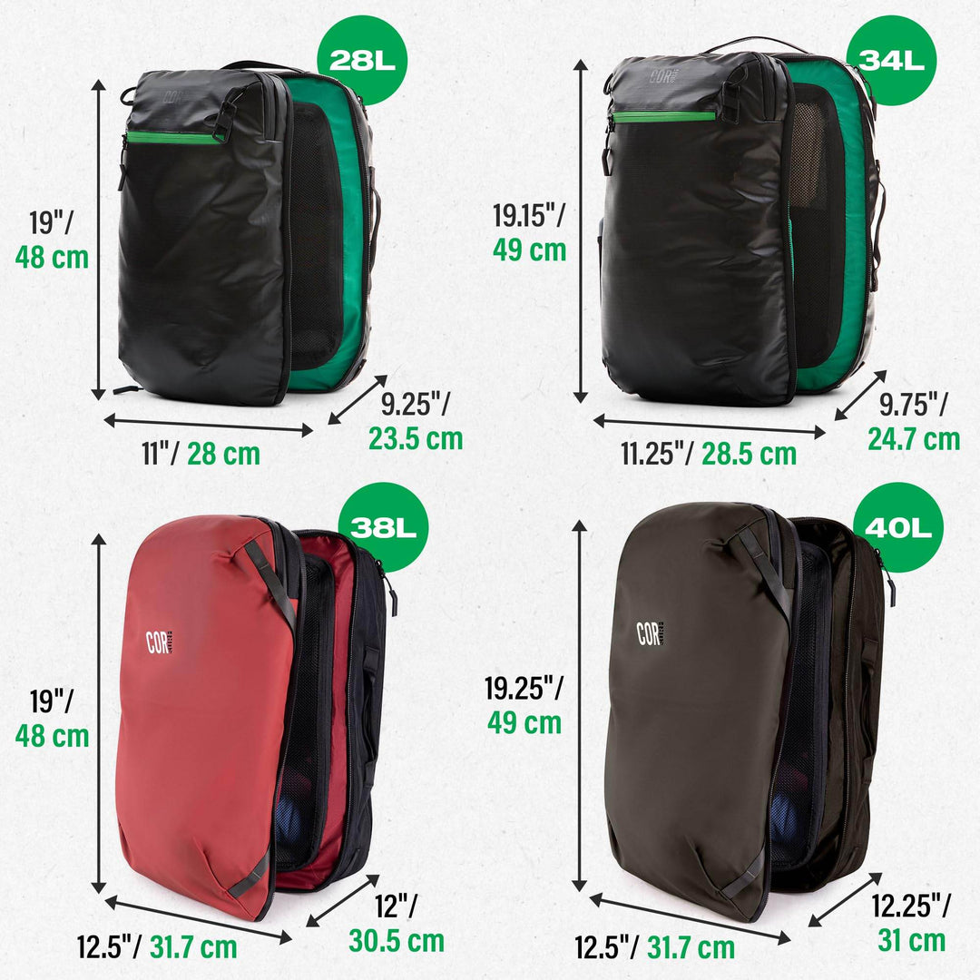 The Island Hopper Travel Backpack 40L - One Revolver Surfboards