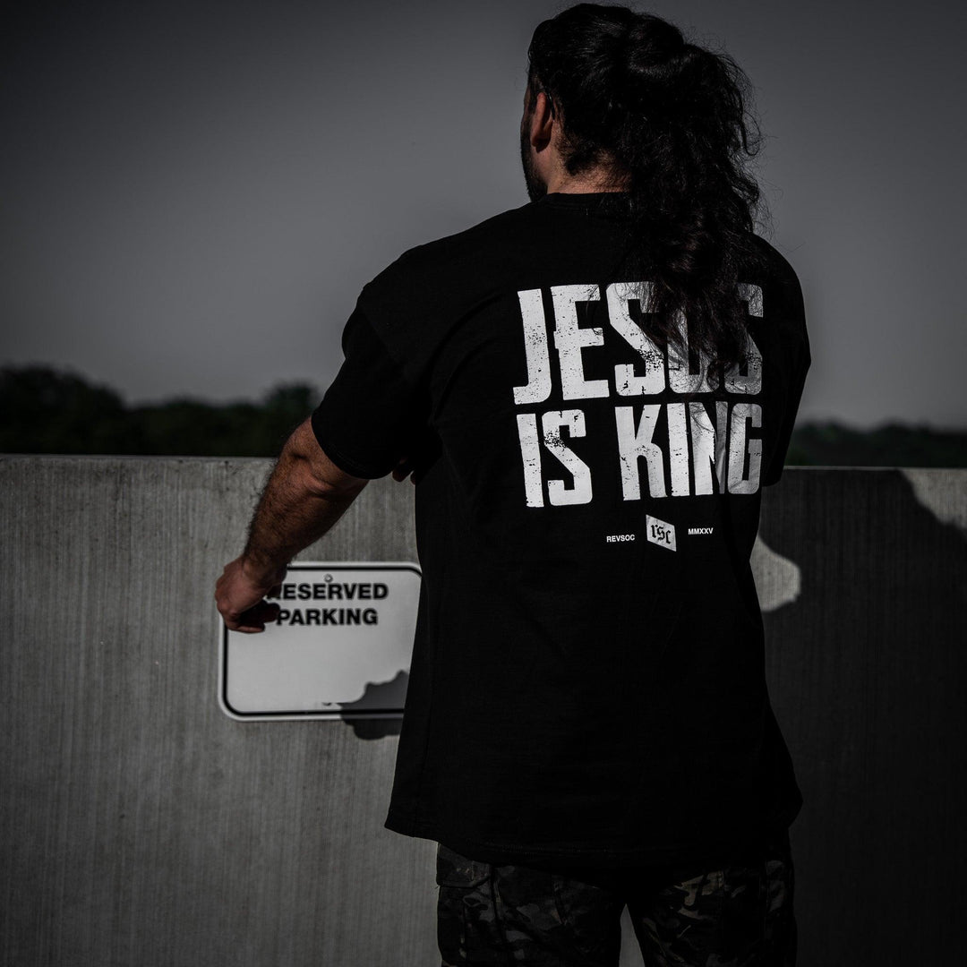 One Revolver Surfboards - Jesus Is King Heavyweight Men&