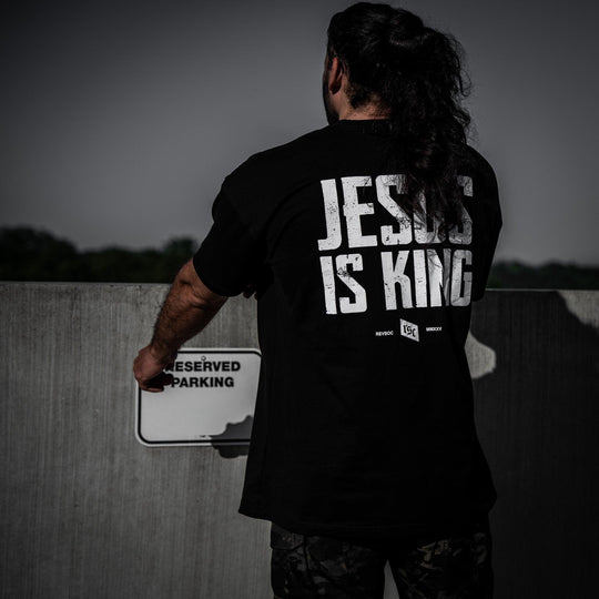 One Revolver Surfboards - Jesus Is King Heavyweight Men&