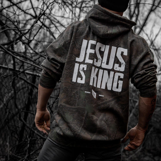 One Revolver Surfboards - Jesus Is King Heavyweight Hoodie GRAPHIC HOODIE