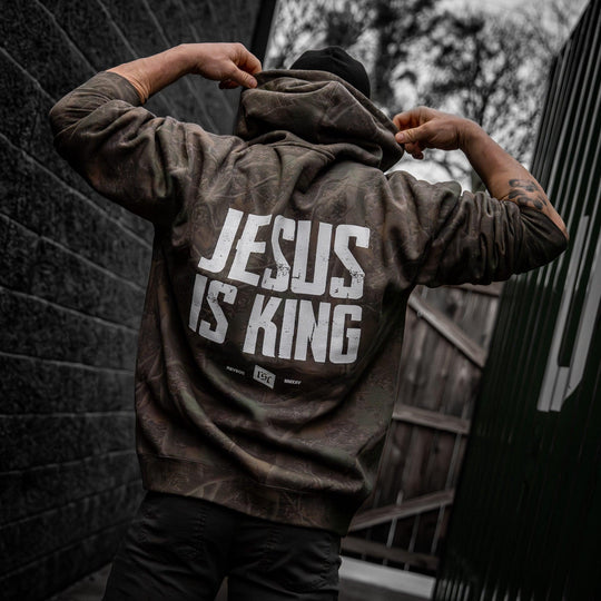 One Revolver Surfboards - Jesus Is King Heavyweight Hoodie GRAPHIC HOODIE