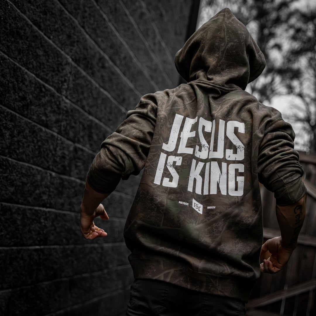One Revolver Surfboards - Jesus Is King Heavyweight Hoodie GRAPHIC HOODIE