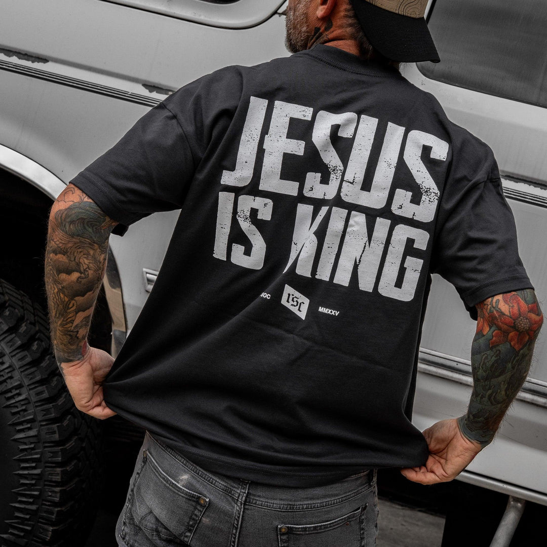 One Revolver Surfboards - Jesus Is King Heavyweight Men&
