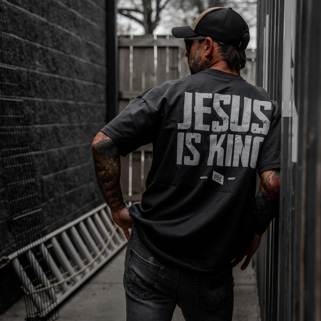 One Revolver Surfboards - Jesus Is King Heavyweight Men&