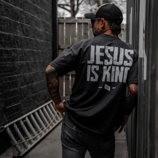 One Revolver Surfboards - Jesus Is King Heavyweight Men&