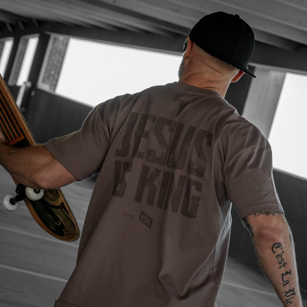 One Revolver Surfboards - Jesus Is King Heavyweight Men&