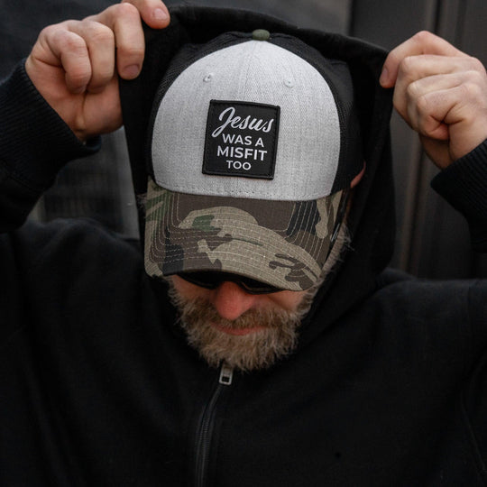 One Revolver Surfboards - Jesus Was A Misfit Too Patch Snapback Hat HEADWEAR