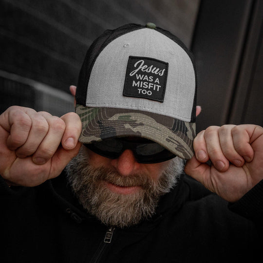 One Revolver Surfboards - Jesus Was A Misfit Too Patch Snapback Hat HEADWEAR