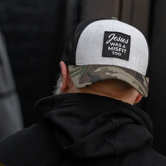 One Revolver Surfboards - Jesus Was A Misfit Too Patch Snapback Hat HEADWEAR