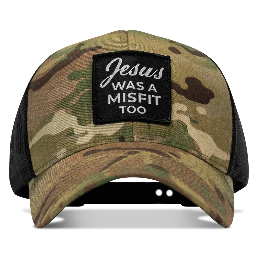 One Revolver Surfboards - Jesus Was A Misfit Too Patch Snapback Hat HEADWEAR