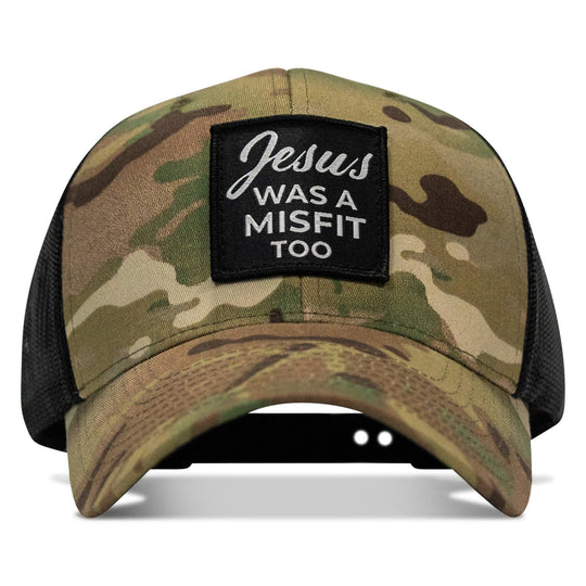 One Revolver Surfboards - Jesus Was A Misfit Too Patch Snapback Hat HEADWEAR