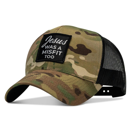 One Revolver Surfboards - Jesus Was A Misfit Too Patch Snapback Hat HEADWEAR