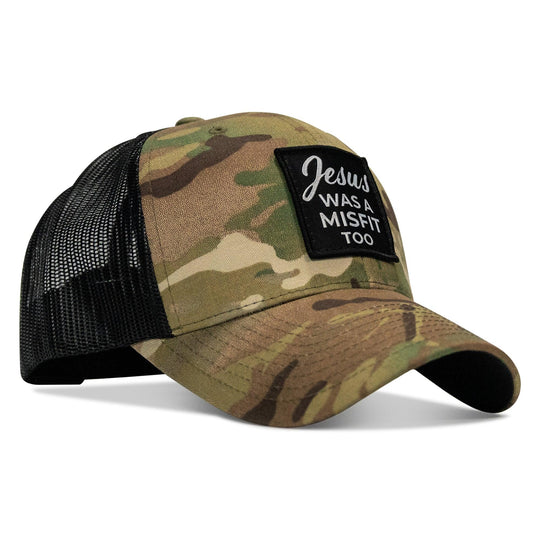 One Revolver Surfboards - Jesus Was A Misfit Too Patch Snapback Hat HEADWEAR