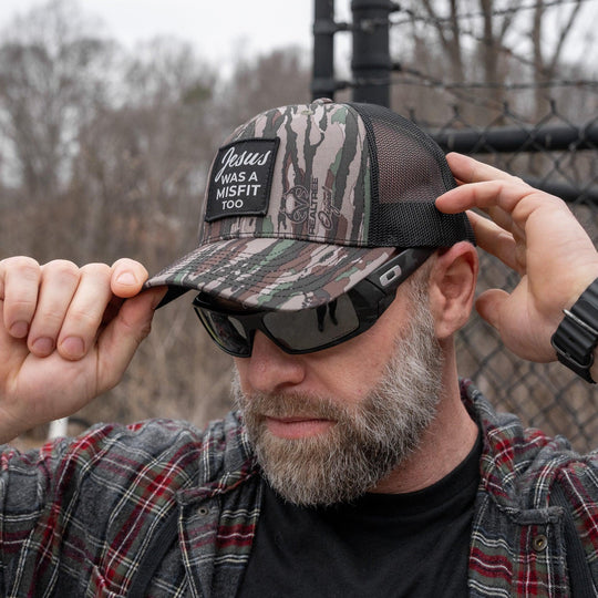 One Revolver Surfboards - Jesus Was A Misfit Too Patch Snapback Hat HEADWEAR