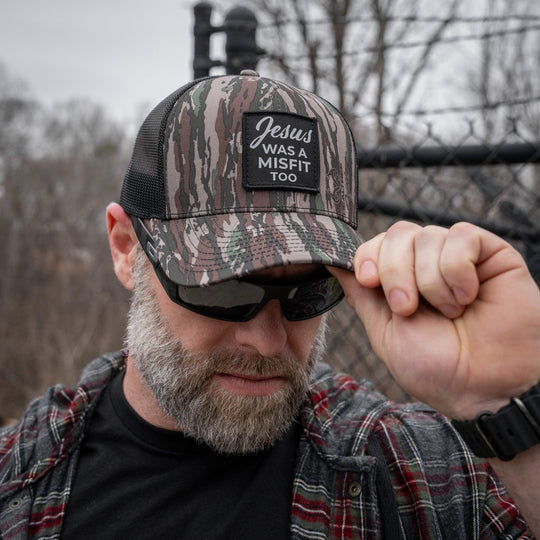 One Revolver Surfboards - Jesus Was A Misfit Too Patch Snapback Hat HEADWEAR